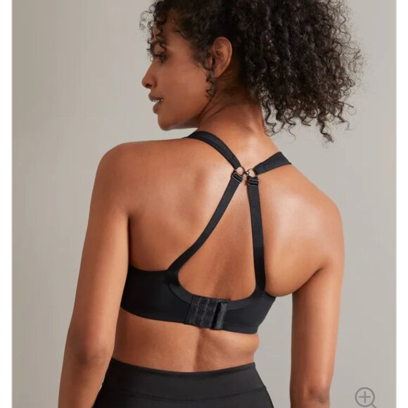 Panache High Impact Black Underwire Sports Bra - 30E - Picture 5 of 8